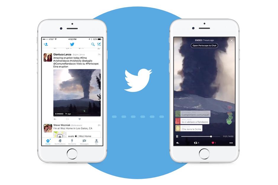 Twitter da a conocer que integra a las transmisiones de Periscope en los tuits. (Foto: Twitter)