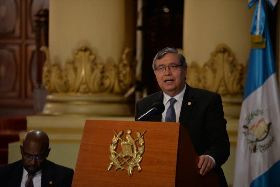 El vicepresidente Jafeth Cabrera dio su informe de gestión. (Foto: Wilder López/Soy502) 