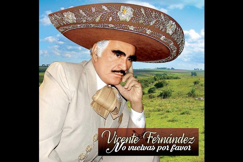 Vicente Fernández presenta su nuevo sencillo en las redes sociales.