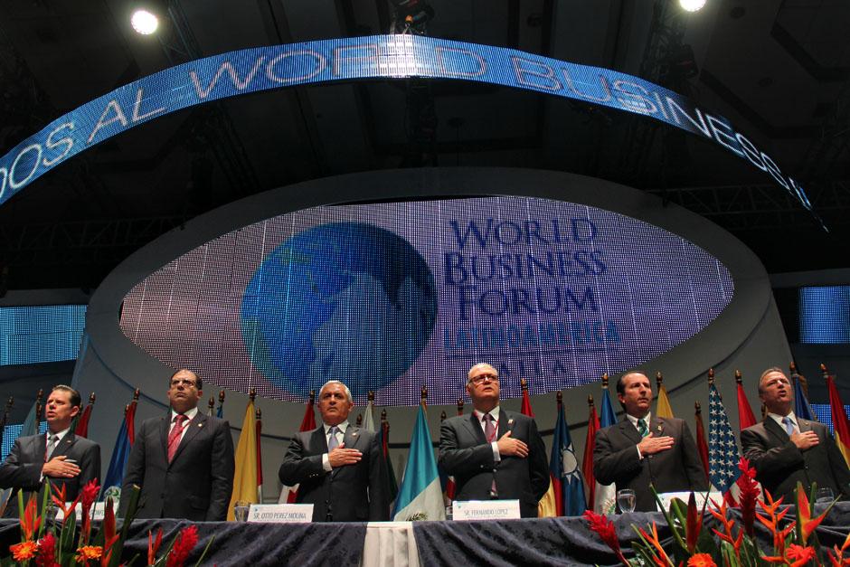 En el marco del World Business Forum Latinoamérica, inaugurado este miércoles por el presidente Otto Pérez, se conocieron las intenciones de empresarios extranjeros en invertir en el país (Foto: Alexis Batres/Soy502)