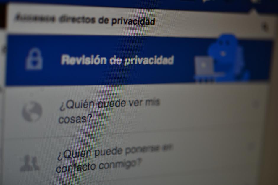 La red social "Facebook" implementó a partir de este lunes medidas de privacidad sencillas para que los usuarios verifiquen quien puede ver sus publicaciones (Foto: Wilder López/Soy502)