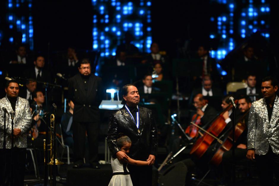 La Orquesta Sinfónica de Guatemala rinde homenaje a uno de los maestros más importantes de la marimba nacional, Fidel Funes. (Foto: Wilder López/Soy502)