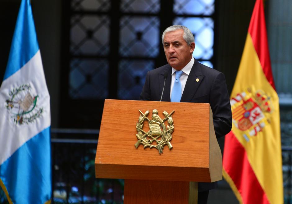 En el marco de la visita del Presidente de España, el mandatario Otto Pérez Molina anunció que la decisión de la continuidad de la CICIG se hará a finales de abril. (Foto: Wilder López/Soy502)