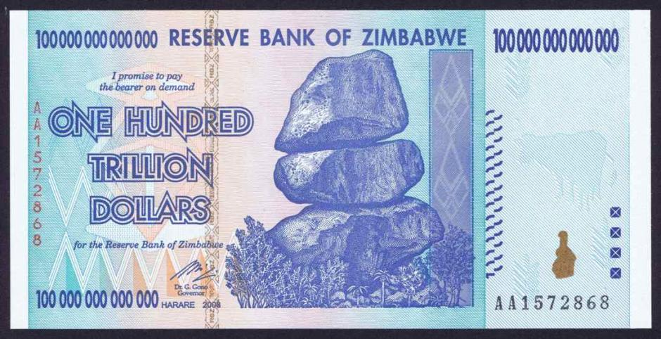 Un dólar estadounidense es igual a 35 cuatrillones de dólares de Zimbabue. Si está cantidad fueran quetzales, podrías comprar algo de gran valor, pero en el país africano apenas alcanzaría para sobrevivir.&nbsp;