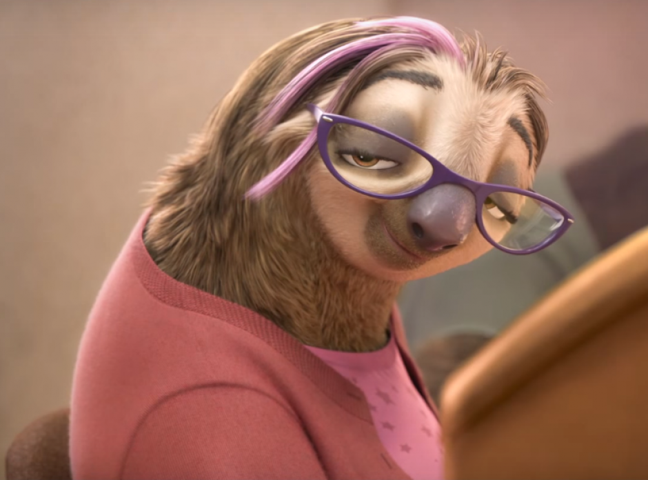 La cajera "más lenta del mundo" rápidamente ha sido comparada con un personaje de Zootopia. (Foto: hitfix.com)