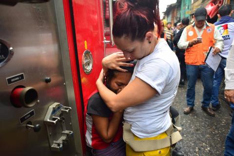 Alejandra, la historia de la bombera que fue un ángel en La Terminal