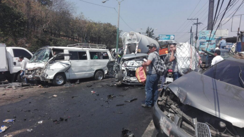 Las imágenes del fatal accidente de tránsito en la Interamericana