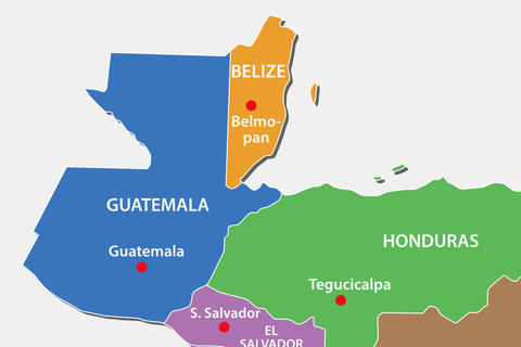 guatemala mapa Debe aparecer Belice en el mapa de Guatemala? No es obligatorio 