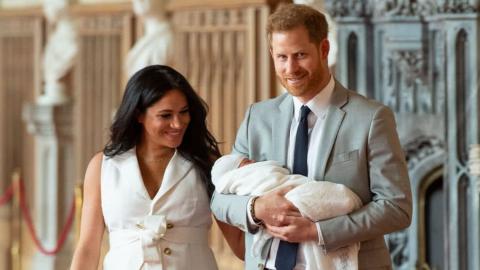 El pr ncipe Harry y Meghan muestran la carita del beb Archie