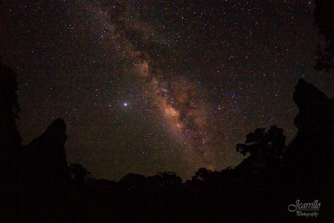 Las impresionantes imágenes de la Vía Láctea captadas en Petén