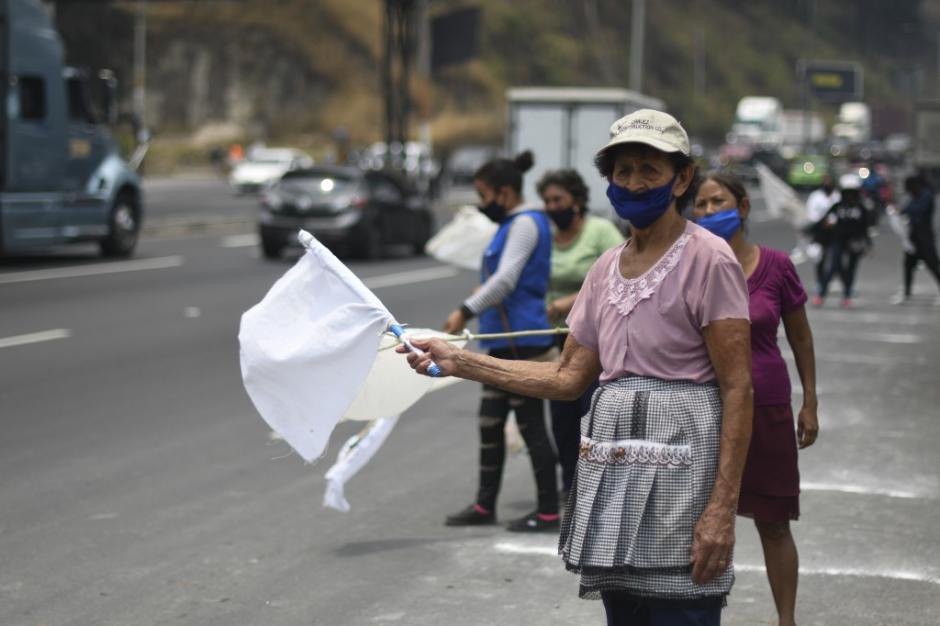 Las banderas blancas cada vez más comunes en Guatemala