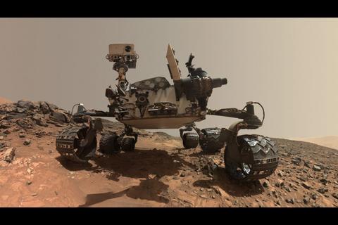 El Robot Curiosity de la NASA descubrió un tesoro amarillo en Marte 