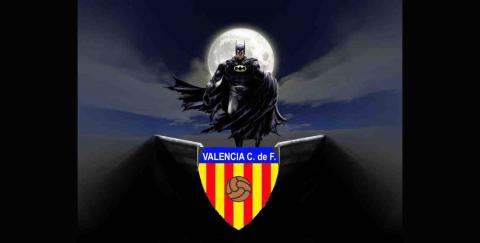 Batman versus el club Valencia... ¿quién ganará?