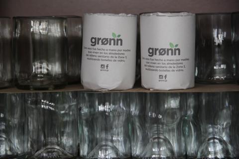 Gronn, el proyecto que les da nueva vida a las botellas de vidrio 