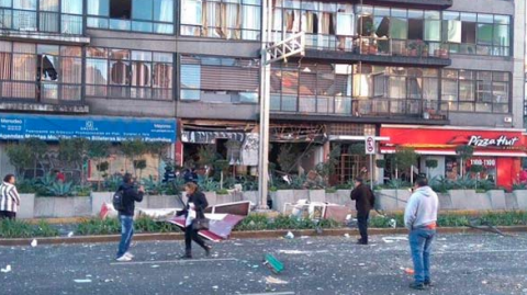 Imágenes de una explosión en la Ciudad de México se viralizan