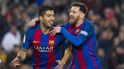 Luis Suárez le "robó" un récord a Messi 