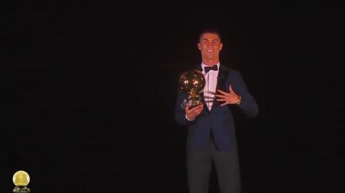 Así fue la espectacular entrega del Balón de Oro a Cristiano Ronaldo