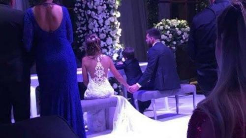 Messi dio el “Sí” y estas son las primeras imágenes de su boda