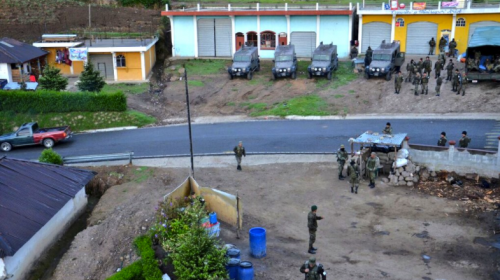 Ejército recibe amenazas durante Estado de Sitio en San Marcos