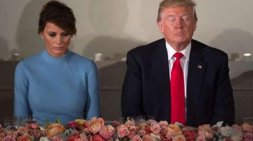 ¿Problemas matrimoniales? Dos gestos polémicos entre Melania y Trump