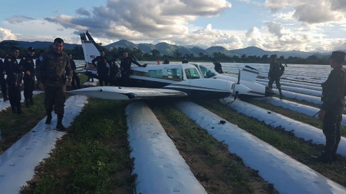 Avioneta con placas estadounidenses se accidenta en Jutiapa 
