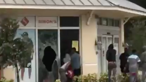 En pleno huracán Irma, saquean comercios en Fort Lauderdale