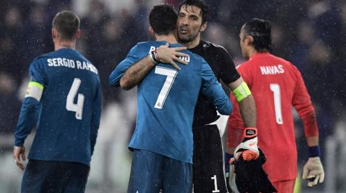 El noble gesto de Buffon con Cristiano Ronaldo al concluir el partido