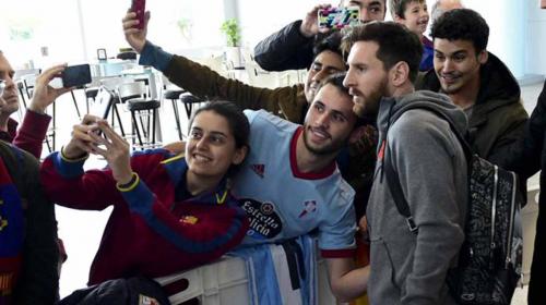 La mochila de Messi y la sorpresa que causó en Vigo