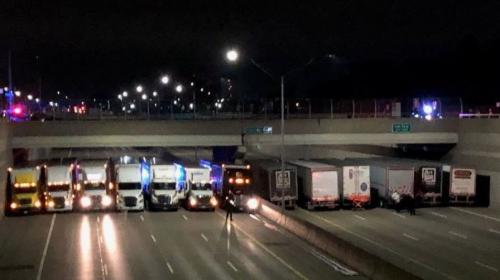 Camioneros se unen para evitar una muerte en Estados Unidos