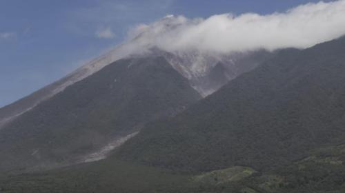 El video de la fuerte explosión del Volcán de Fuego