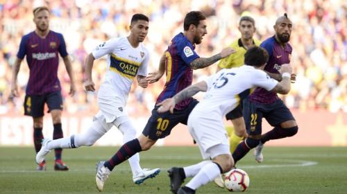 Golazo magistral de Lionel Messi a Boca Juniors 