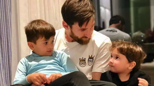 Lionel Messi es un papá genial y esta tierna foto lo confirma