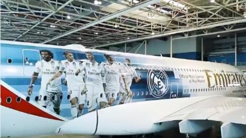 El avión personalizado del Madrid para el Mundial de Clubes