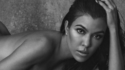 Kourtney Kardashian comparte sexy vídeo de su desnudo para GQ