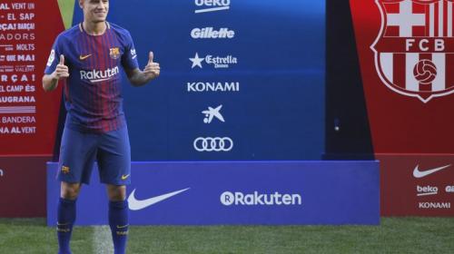 Coutinho llega lesionado a Barcelona y su debut se retrasa