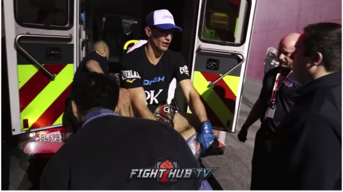 La lesión en la pierna de un luchador que estremece en internet