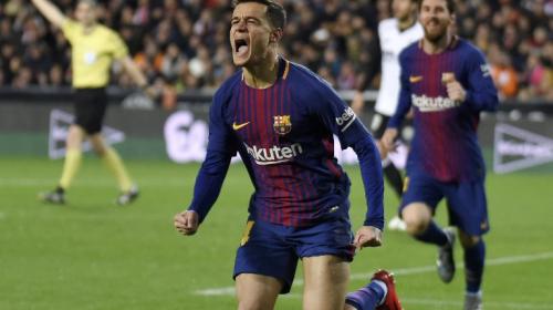 Coutinho se estrena con gol y el Barça se clasifica a la final de Copa