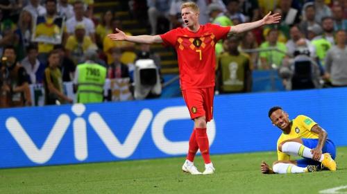 Bélgica impuso su fútbol, mandó a Neymar y a Brasil de regreso a casa 