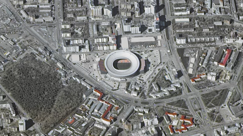 Los estadios de Rusia 2018 vistos desde el espacio
