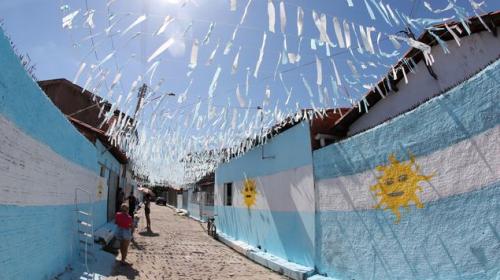 El barrio brasileño que apoya a Argentina en el Mundial