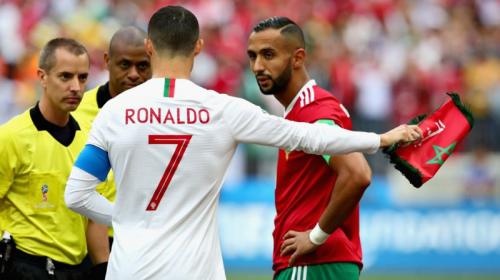 La FIFA negó que el árbitro pidiera la camisola a Cristiano Ronaldo