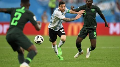 Contra Nigeria, Messi corrió más que en los otros partidos
