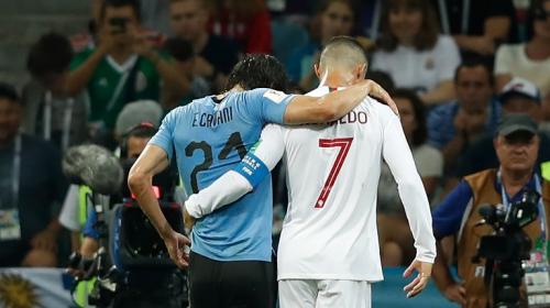 Gran gesto de Cristiano Ronaldo cuando Cavani se lesionó 