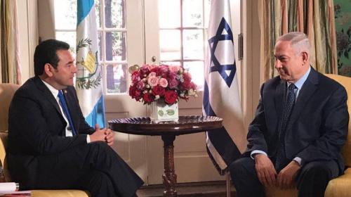 Primer ministro israelí espera que Jimmy mueva "pronto" la embajada
