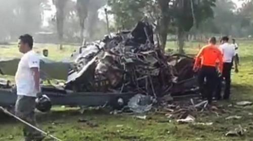 Trágico accidente aéreo: una avioneta se estrelló en Izabal