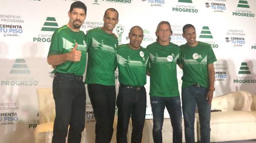 Michel Salgado y Rivaldo están en Guate para el partido de leyendas