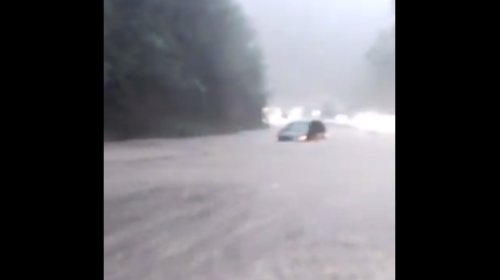 Video: alertan sobre inundaciones en ruta Interamericana por lluvias