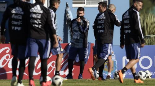 Sin perder tiempo, Lionel Messi ya se entrena con Argentina