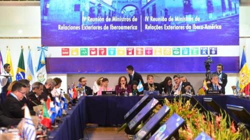 Cancilleres de Iberoamérica analizan avances de la Agenda 2030