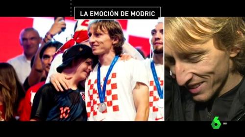 La emotiva reacción de Modric ante el agradecimiento de un fan